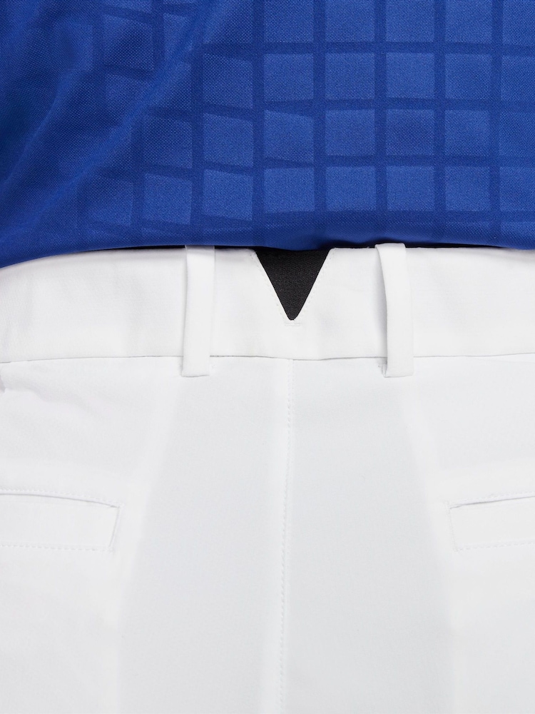 Nike White Dri-FIT Golf Shorts - Image 7 of 7