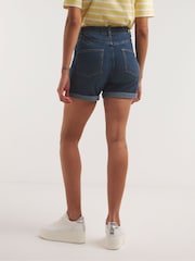 Simply Be Mid Blue 24/7 Knee Shorts - Image 2 of 4
