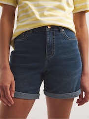 Simply Be Mid Blue 24/7 Knee Shorts - Image 4 of 4