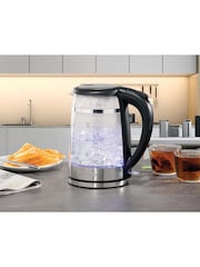 Daewoo Clear Cool Touch 3KW 1.5L Glass Kettle - Image 1 of 3