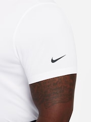 Nike White Dri-FIT Victory Golf Polo Shirt - Image 6 of 9