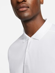 Nike White Dri-FIT Victory Golf Polo Shirt - Image 7 of 9