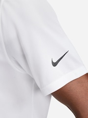 Nike White Dri-FIT Victory Golf Polo Shirt - Image 8 of 9
