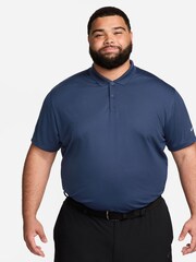 Nike Navy Dri-FIT Golf Victory Polo Shirt - Image 6 of 10