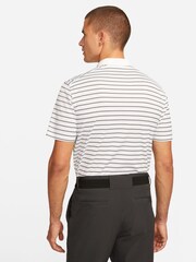 Nike White/Black Dri-FIT Victory Stripe Polo Shirt - Image 2 of 7