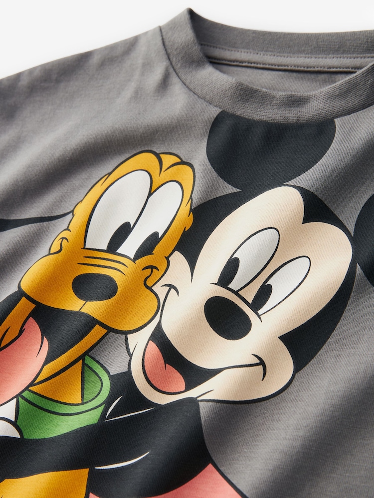 Grau - Kurzärmliges Mickey-T-Shirt aus 100 % Baumwolle (6 Monate -8 Jahre) - Bild 3 von 3