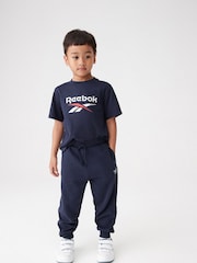 Reebok Logo 100% Cotton Sweat Joggers - Image 2 of 7