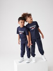 Reebok Logo 100% Cotton Sweat Joggers - Image 4 of 7