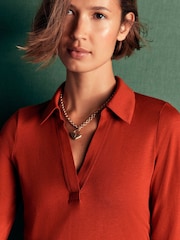 Boden Open Collar Notch Neck - Imagem 2 de 4