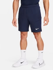 Nike Navy Court Advantage Tennis Shorts - Image 1 of 7