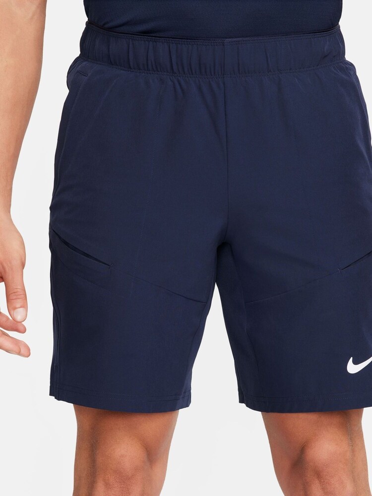 Nike Navy Court Advantage Tennis Shorts - Image 2 of 7