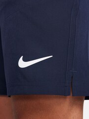 Nike Navy Court Advantage Tennis Shorts - Image 6 of 7