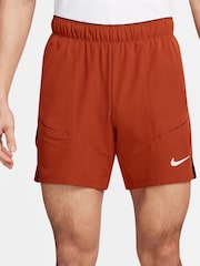 Nike Red Court Advantage Tennis Shorts - Image 1 of 4