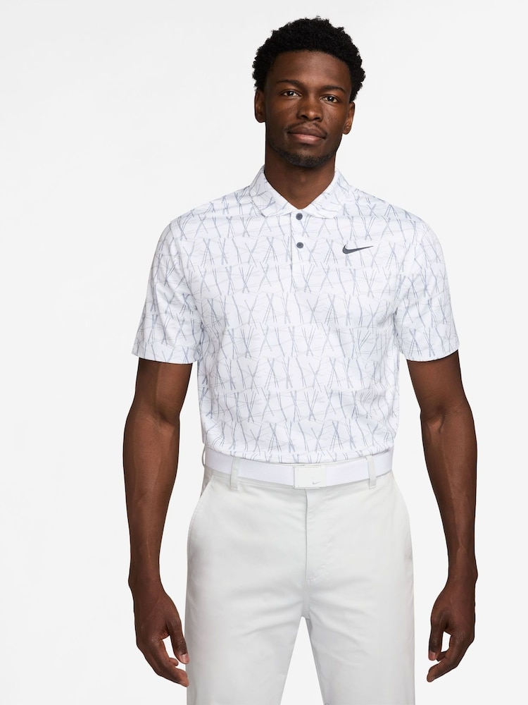 Nike White Victory+ Golf Polo Shirt - Image 1 of 3