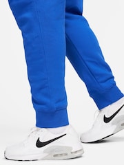 Nike Blue/White Club Joggers - Image 12 of 14