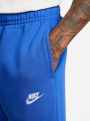 Nike Blue/White Club Joggers - Image 4 of 14