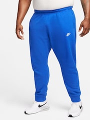 Nike Blue/White Club Joggers - Image 8 of 14