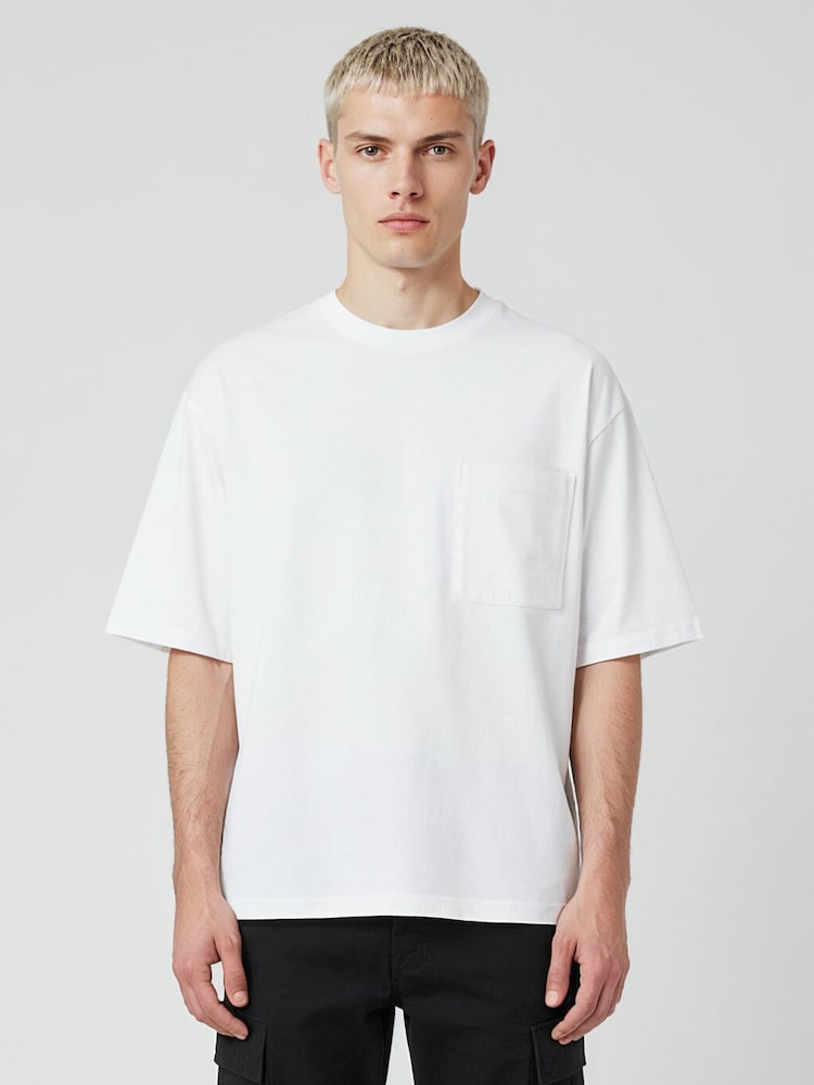 Religion White Crop Box T-Shirt - Image 1 of 6 Religion White Crop Box T-Shirt - Image 1 of 6