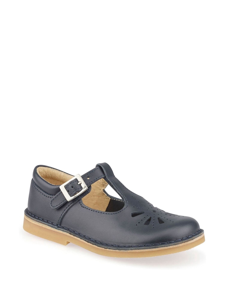 Start-Rite Lottie Leather Classic T-Bar Buckle Shoes - Image 3 of 6
