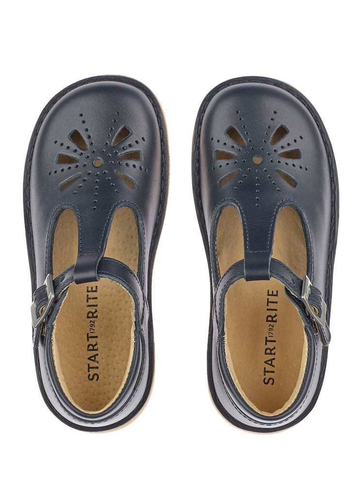 Start-Rite Lottie Leather Classic T-Bar Buckle Shoes - Image 5 of 6