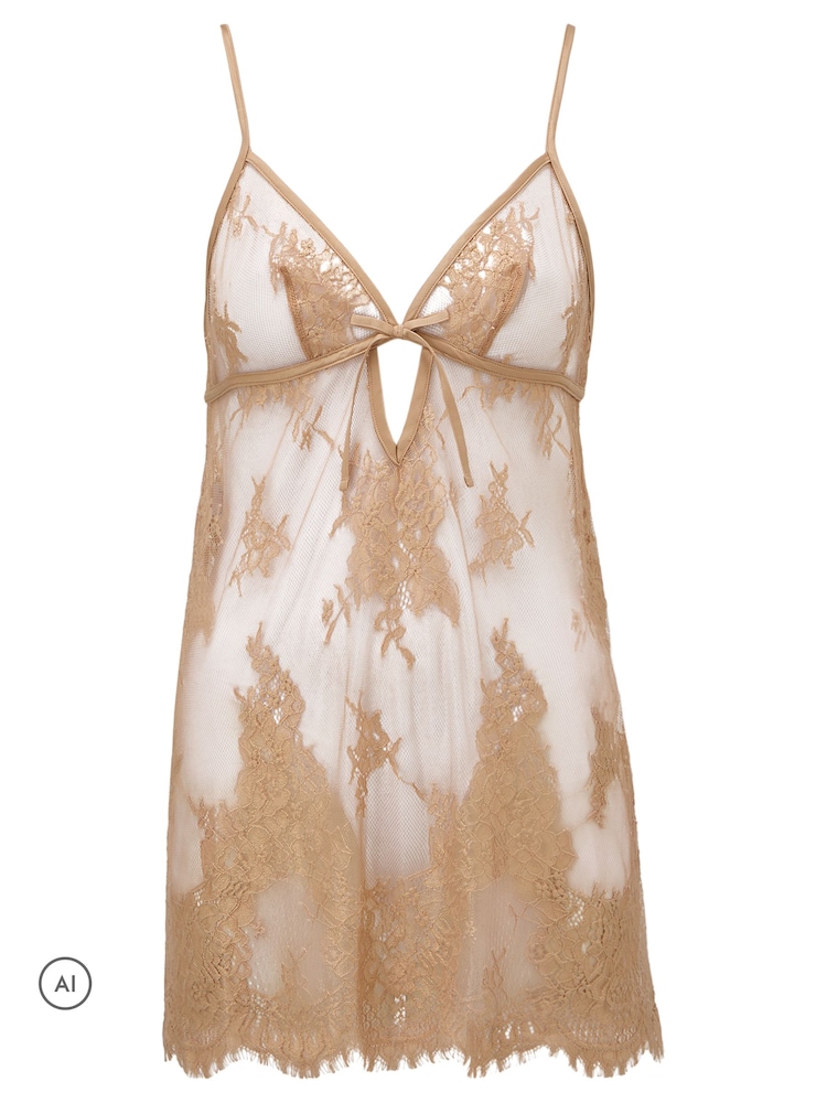 Ann Summers Gold Availing All Over Lace Chemise - Image 5 of 5 Ann Summers Gold Availing All Over Lace Chemise - Image 5 of 5