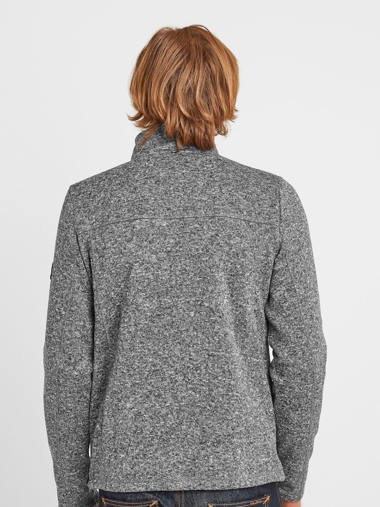 Tog 24 Grey Sedman Knitlook Fleece Jacket - Image 2 of 4