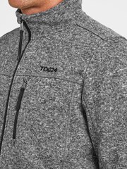 Tog 24 Grey Sedman Knitlook Fleece Jacket - Image 4 of 4