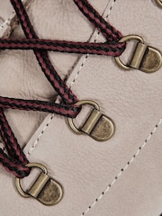 Reiss Stone Ashdown Leather Hiking Boots - Image 5 of 6