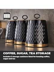 Tower Set of 3 Black Empire Storage Jars - Image 5 of 5