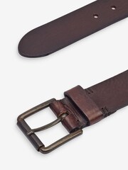 Brown Italian Leather Belt - Image 3 of 3