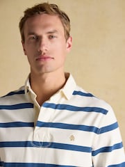 Joules Rugby Club Cream & Blue Shirt - Image 4 of 8