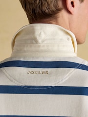 Joules Rugby Club Cream & Blue Shirt - Image 7 of 8