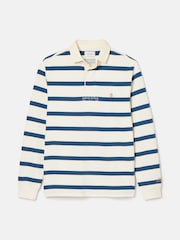 Joules Rugby Club Cream & Blue Shirt - Image 8 of 8