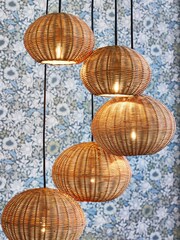Clarke and Clarke Natural Arya Cluster Ceiling Light - Image 1 of 4