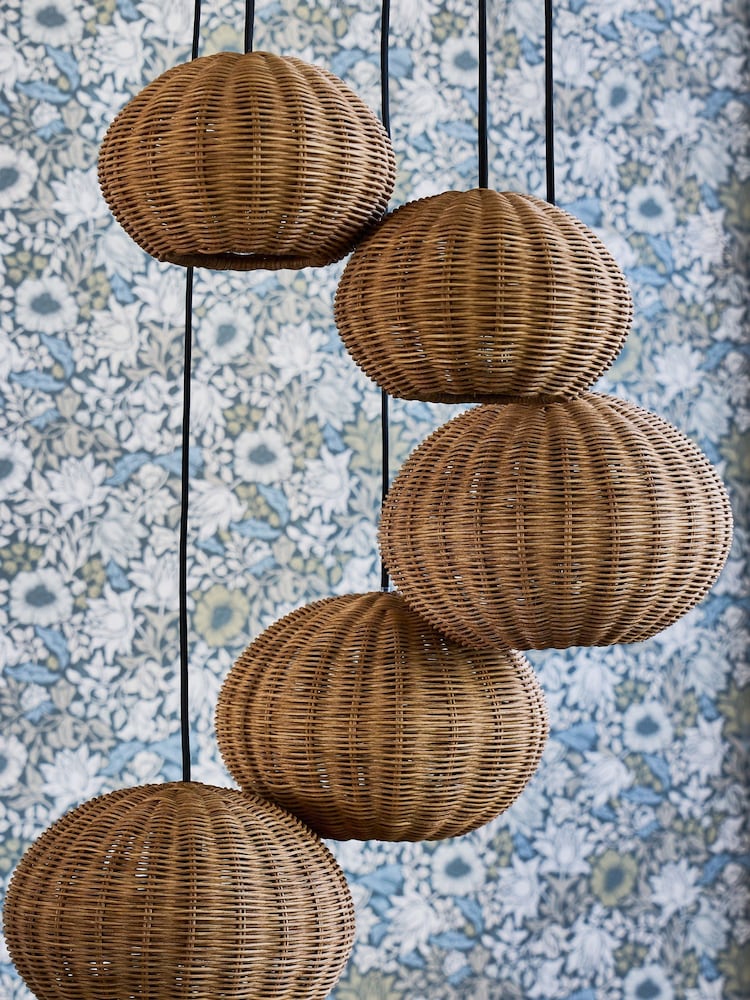 Clarke and Clarke Natural Arya Cluster Ceiling Light - Image 2 of 4