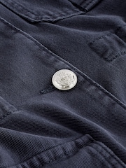 Navy Cotton Utility Jacket - Image 8 of 8