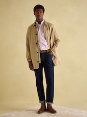 Joules Oxford Pink & Blue Long Sleeve Classic Fit Shirt - Image 7 of 10