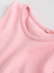 Pink/White 7 Pack Essential Vest Baby Bodysuits - Image 14 of 14