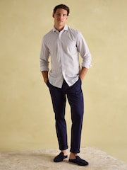 Joules Pink Check Cotton Shirt - Image 5 of 8