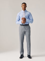 Light Blue/Light Pink Floral Regular Fit Occasion Shirt And Tie Pack - Image 2 of 7