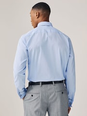 Light Blue/Light Pink Floral Regular Fit Occasion Shirt And Tie Pack - Image 3 of 7