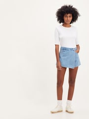 Levi's® Blue 100% Cotton Denim Skort - Image 1 of 14