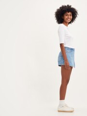 Levi's® Blue 100% Cotton Denim Skort - Image 3 of 14