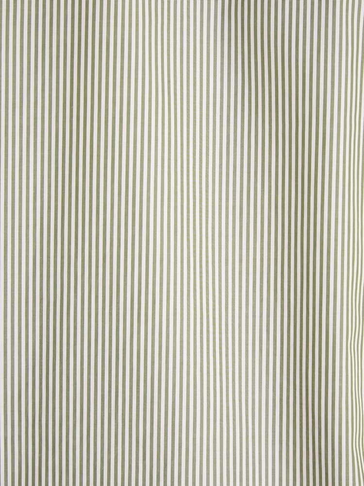 Joules Green Stripe Cotton Shirt - Image 9 of 9