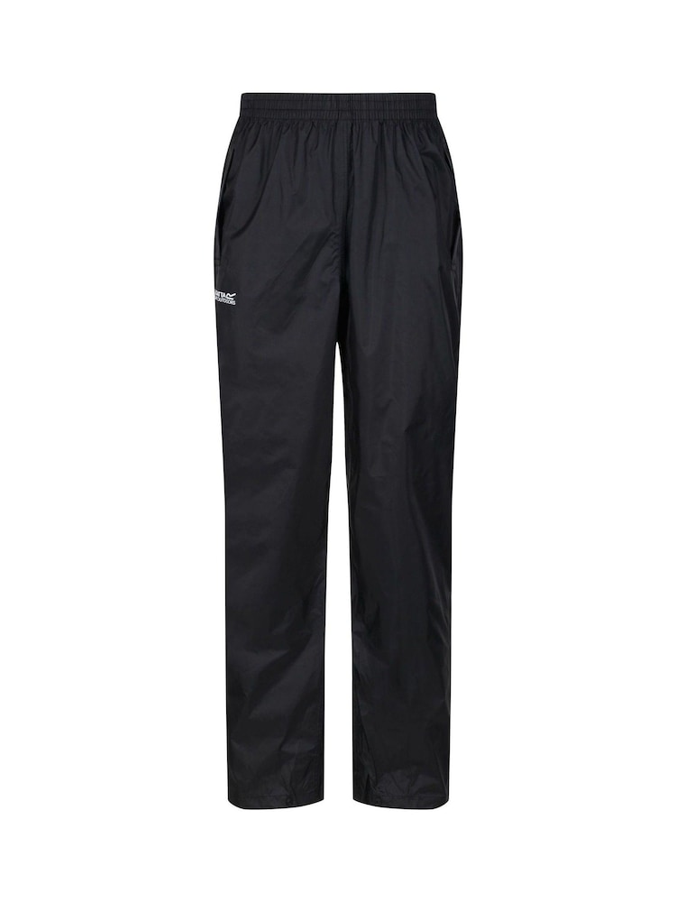 Regatta Black Pack it Waterproof Over Trousers - Image 4 of 5