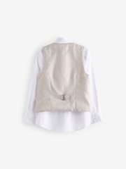 Neutral Waistcoat Set (12mths-16yrs) - Image 2 of 5
