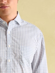 Joules Blue Check Cotton Shirt - Image 1 of 8