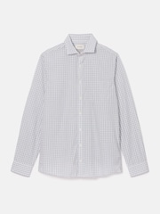 Joules Blue Check Cotton Shirt - Image 8 of 8