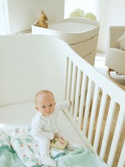Gaia Baby White Serena Complete Sleep And Co Sleep Cot - Image 6 of 7