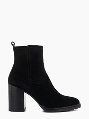 Dune London Black Peng Squared Toe Ankle Boots - Image 1 of 5